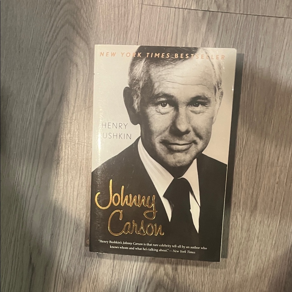 Johnny Carson Book by Henry Bushkin